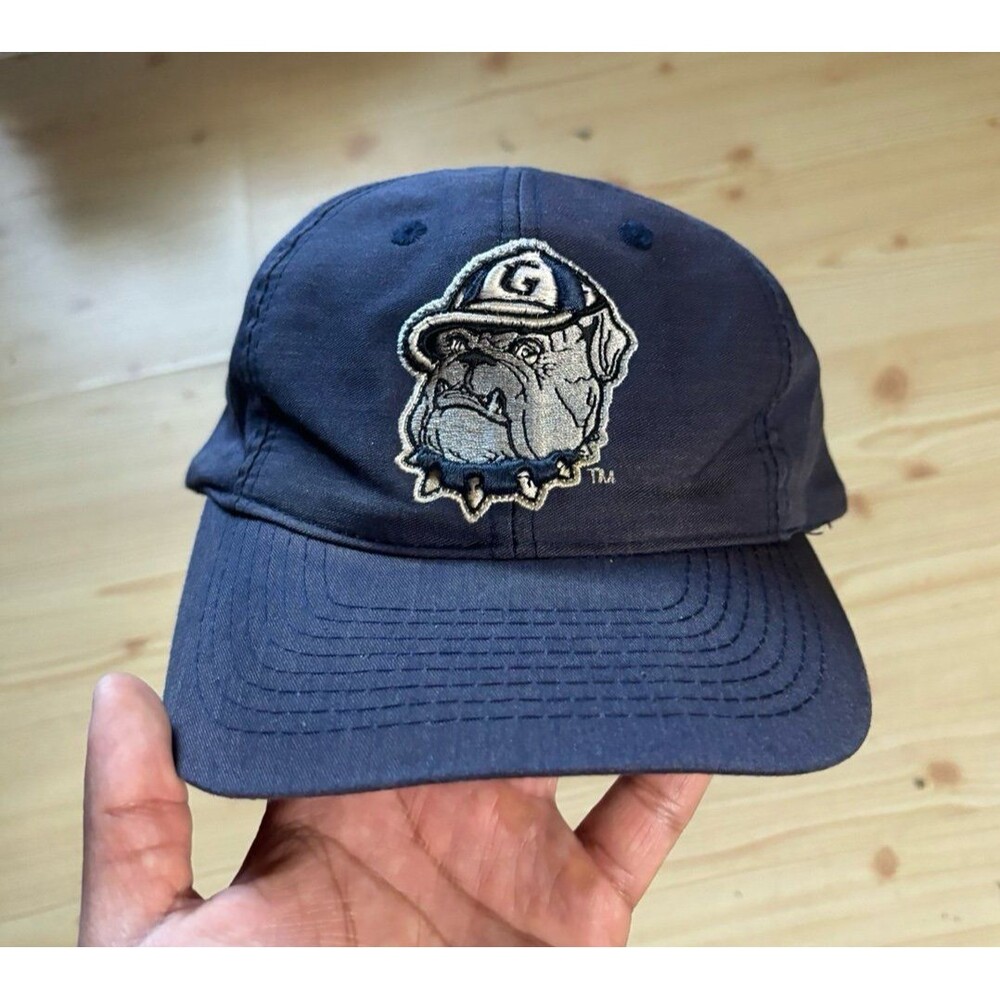 Georgetown Hoyas Vintage 90s SnapBack Top Of The World Big Back Hit
